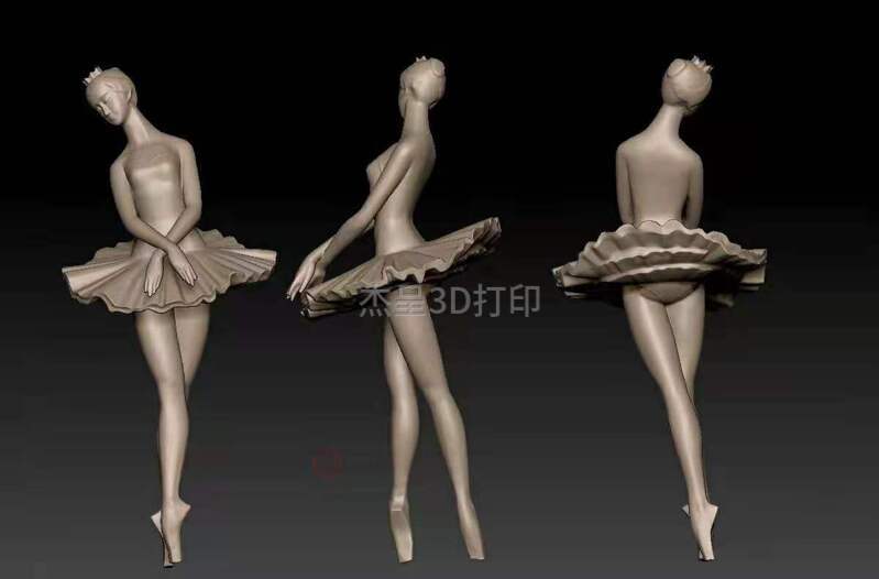 舞蹈者雕塑3D打印案例