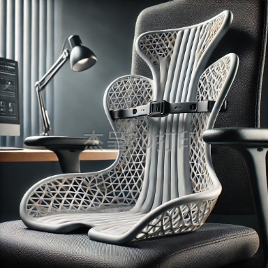 3D打印定制人体工学办公椅靠背